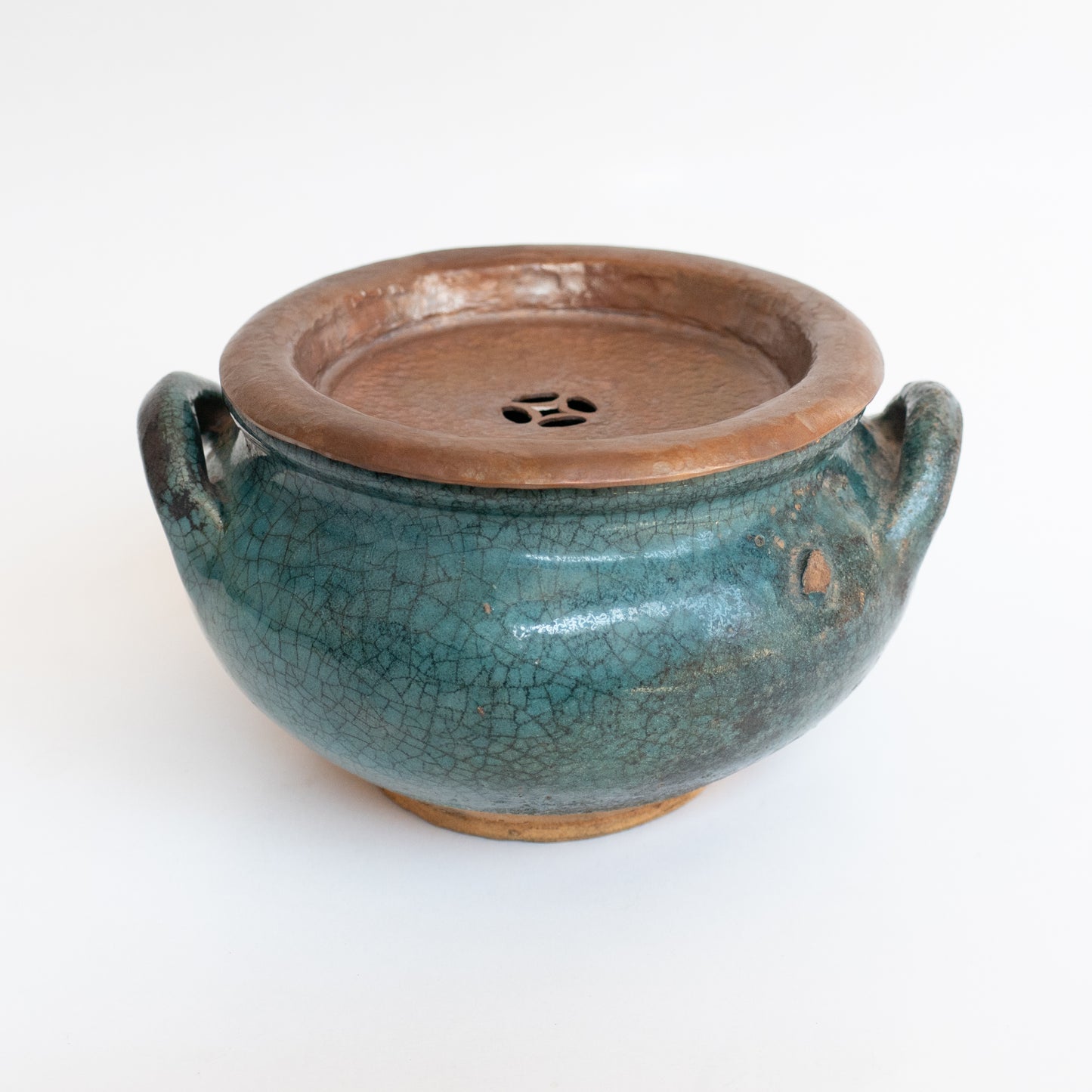 15cm Antique Huaning Handmade Tea Tray