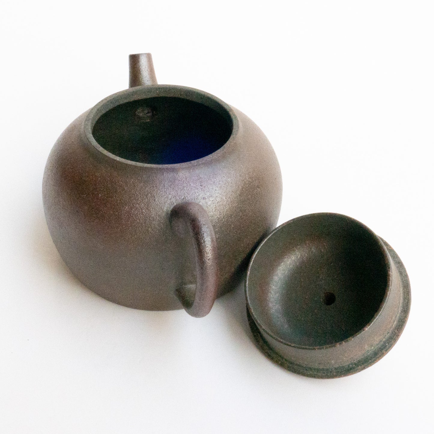 110ml Wood Fired Pinggai - Zhong Cao Qing Yixing Teapot