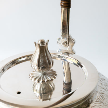 1.2L .999 Silver Kettle (Carved)