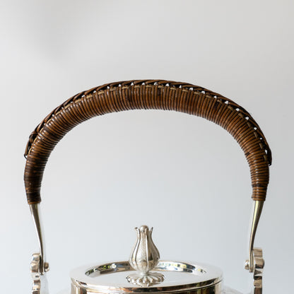 1.2L .999 Silver Kettle (Carved)