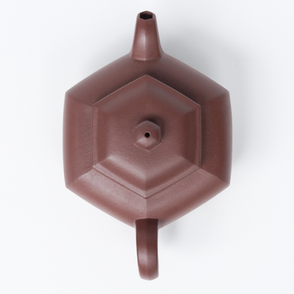 200ml Ma Yong Qiang Handmade Hexagonal Yixing Teapot