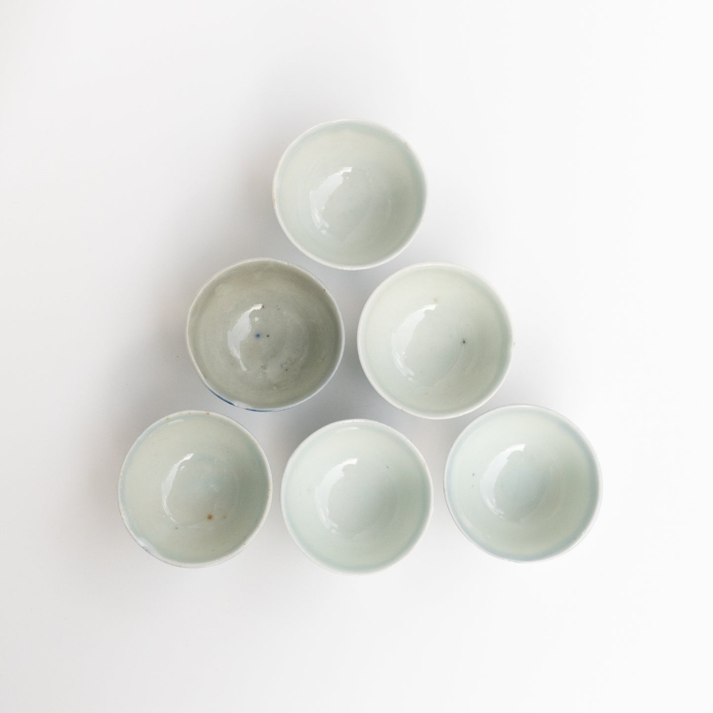 15-20ml Late Qing Dynasty Blue Line Cup