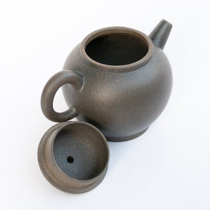 100ml FangXia Handmade WoodFired JuLunZhu Yixing Teapot - JiangPoNi Clay