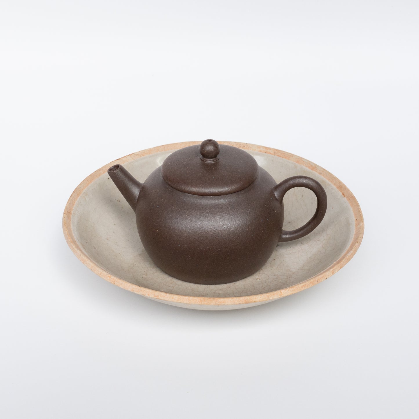 110ml Fangxia - Wood Fired Dicaoqing - Pinggai Yixing Teapot