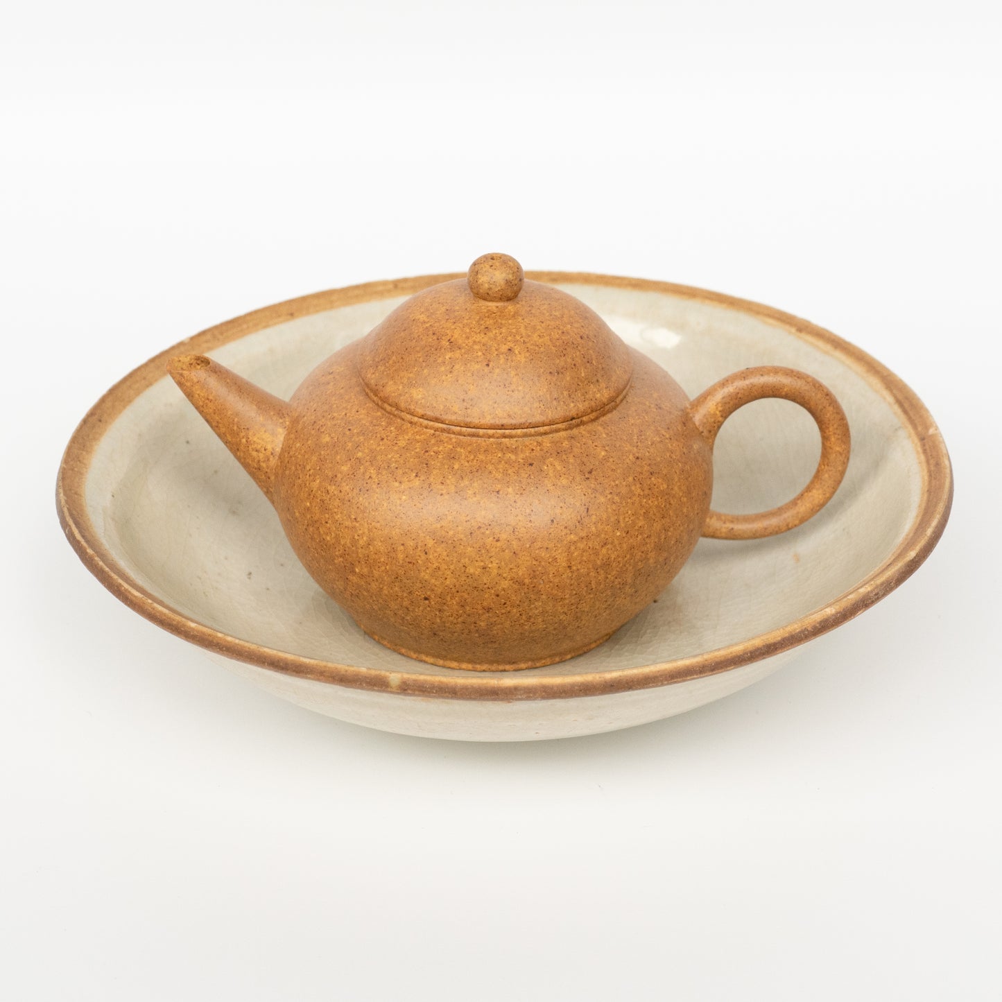120ml Fang Xia - Wood Fired Duanni Shui Ping Yixing Teapot