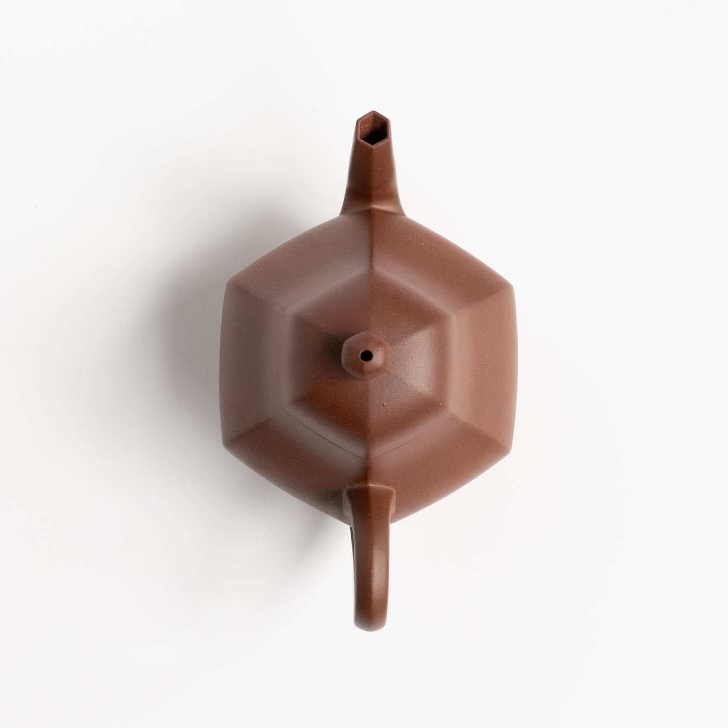 120ml Da Hongni Hexagonal Pear Shape Yixing Teapot