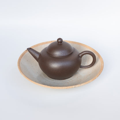 120ml FangXia Woodfired Zhong Cao Qing Yixing Shuiping Teapot