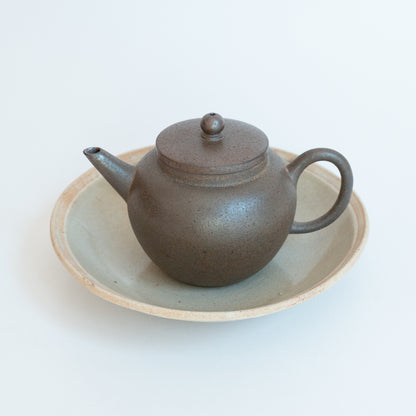 125ml Fang Xia Woodfired - Zhong Cao Qing Yuan Zhu (Round Pearl) Yixing Teapot B