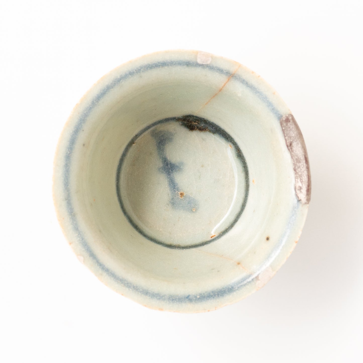 30ml Ming Dynasty Orchid Teacup (repaired)
