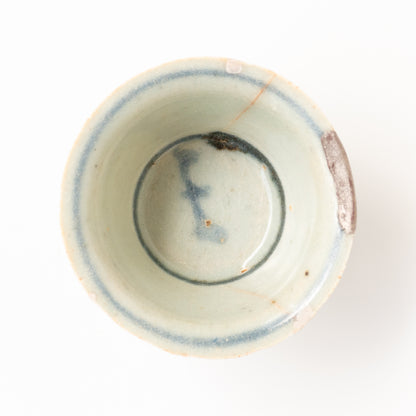 30ml Ming Dynasty Orchid Teacup (repaired)