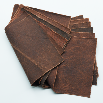 Hand-stitched Persimmon Dyed Tea Mat (Large)