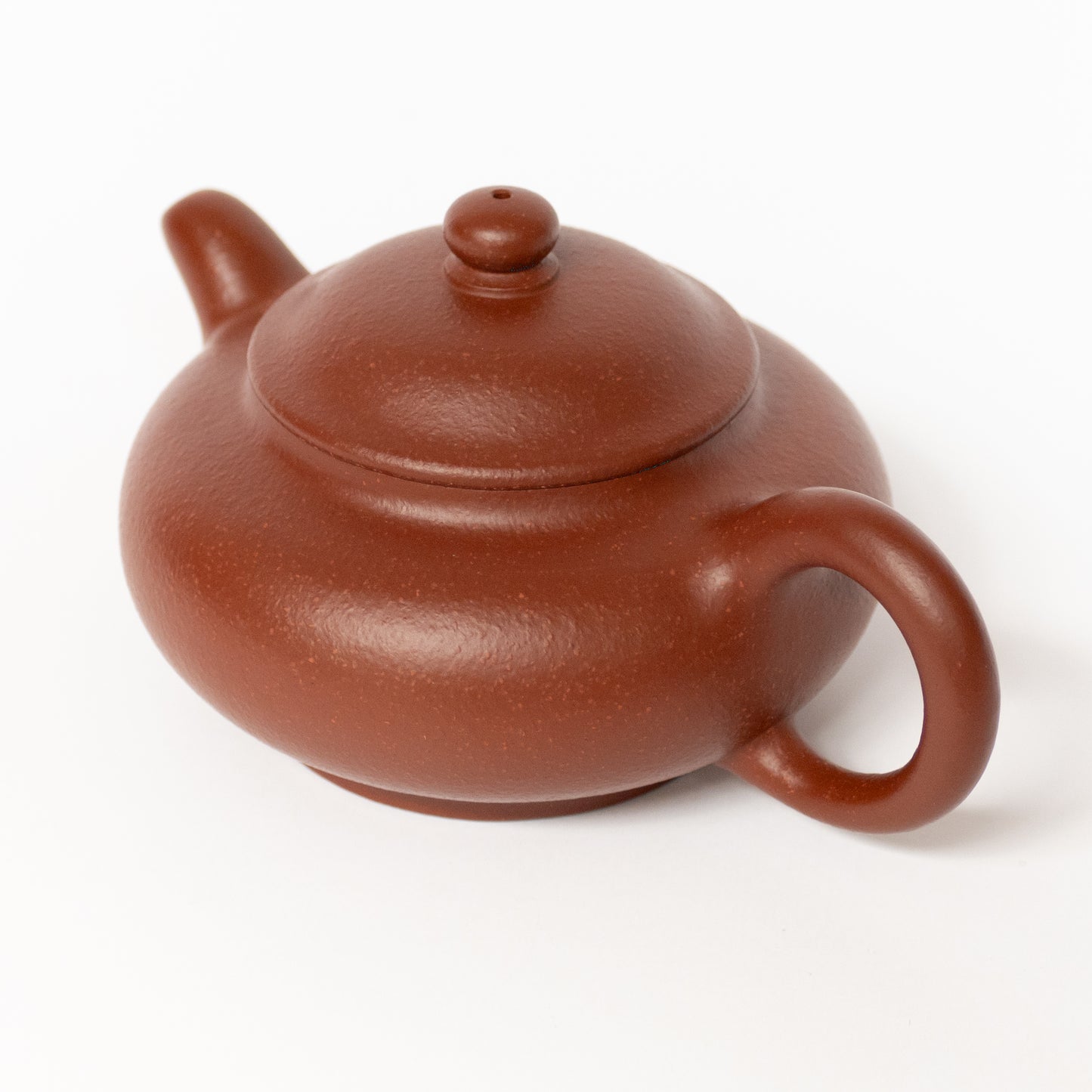 130ml Aged Zhuni Pan Hu Teapot by Hui Xiang Yun