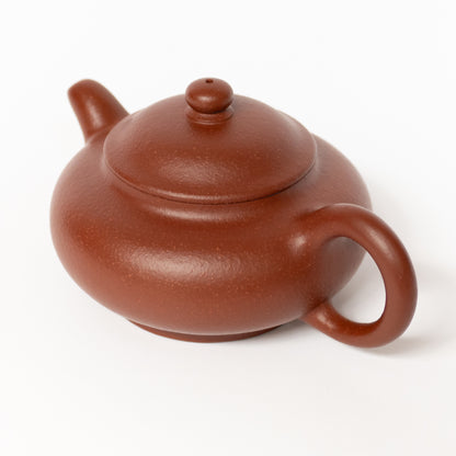 130ml Aged Zhuni Pan Hu Teapot by Hui Xiang Yun