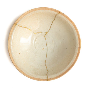 Song Dynasty Bowl/Teapot Stand 14cm (Kintsugi Gold)