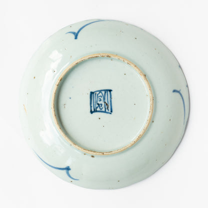 16.9cm Qing Dynasty Bird Plate