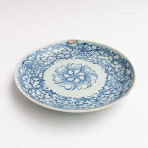 Qing Dynasty Sun Flower Plate I