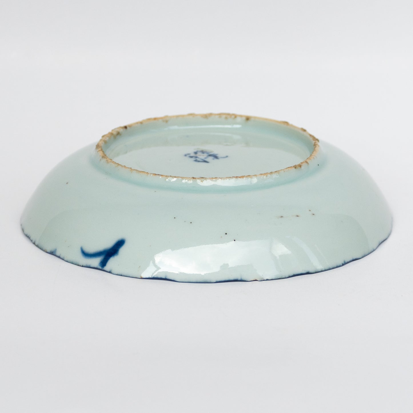 16.8cm Qing Dynasty Bird Plate