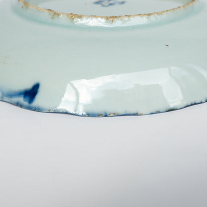 16.8cm Qing Dynasty Bird Plate