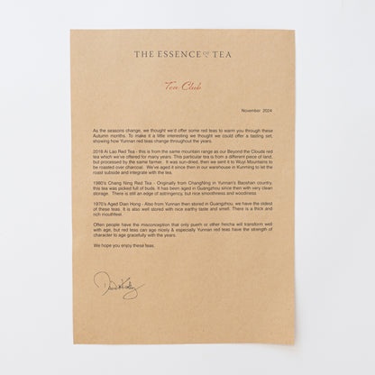 2024/11 November Teaclub Parcel - Aged Hongcha