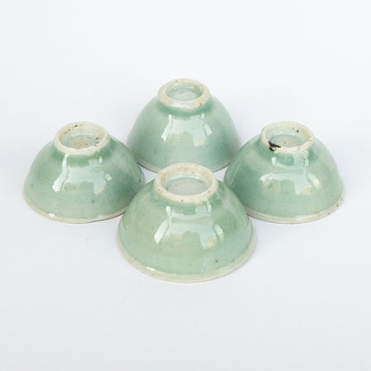 25ml Qing Dynasty Douqing (Green) Antique Cup