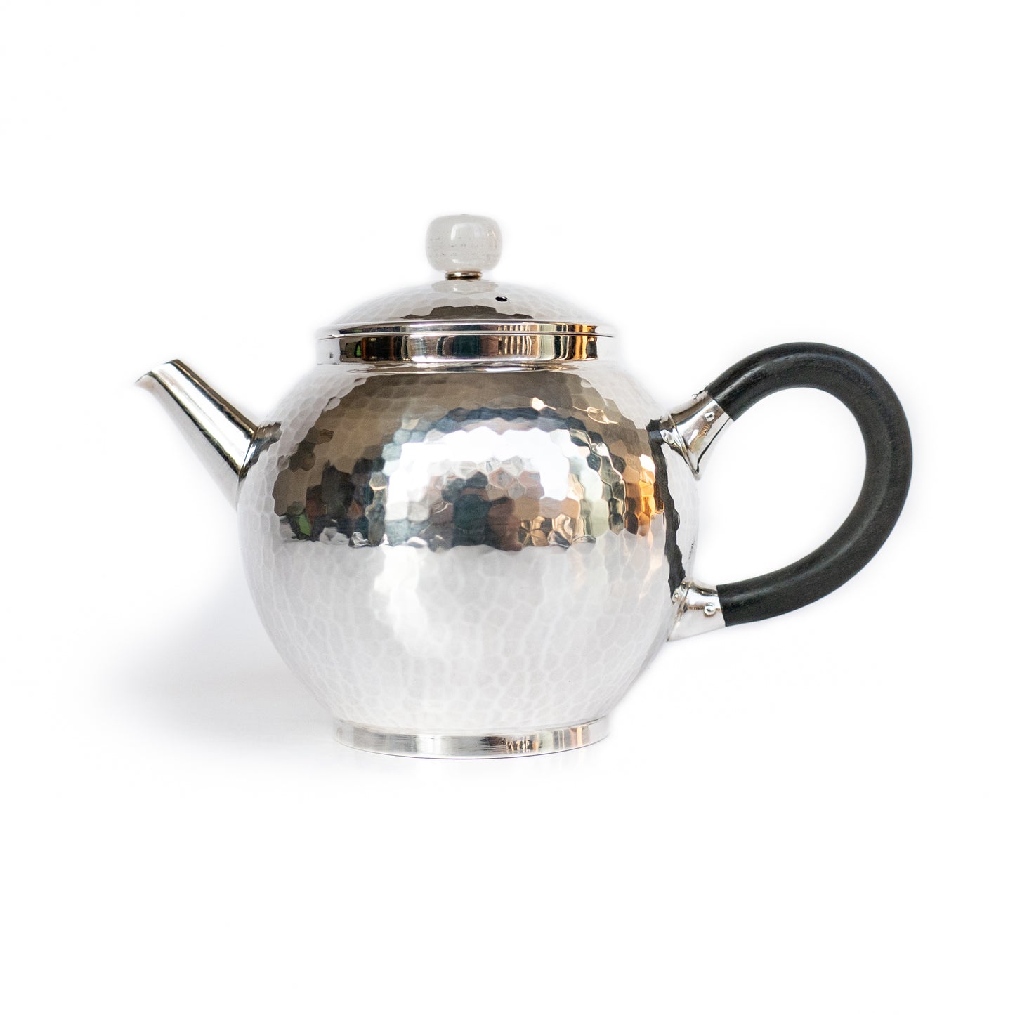 105ml Julunzhu .995 Silver Teapot - black handle