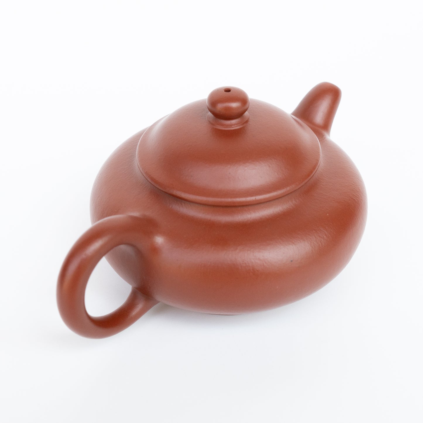 130ml Aged Zhuni Pan Hu Teapot by Hui Xiang Yun