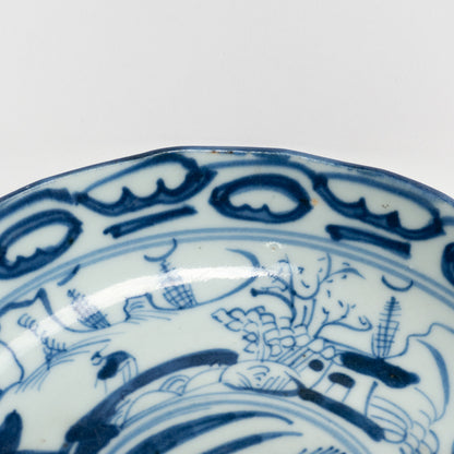 16.8 cm Qing Dynasty Bird Plate I