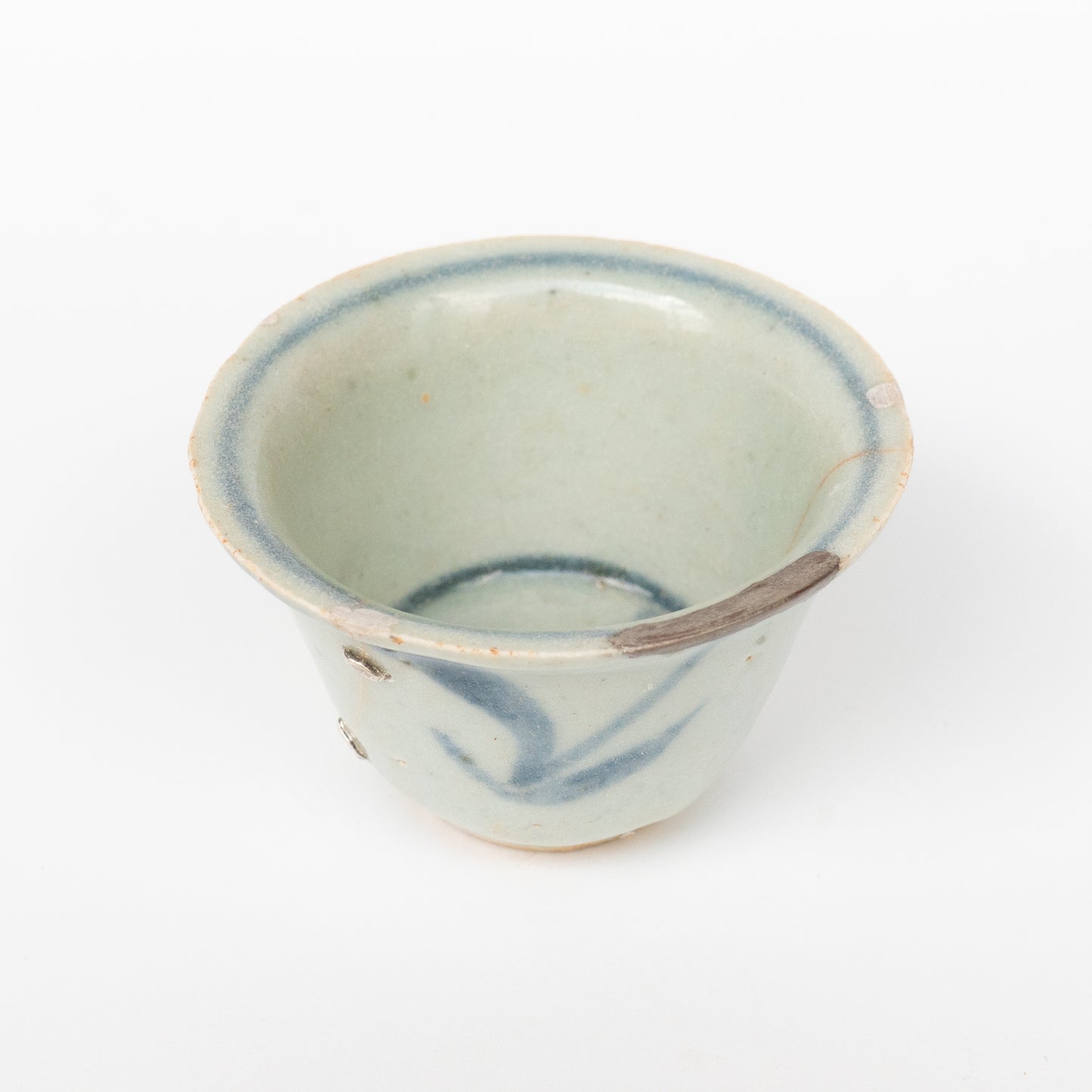 30ml Ming Dynasty Orchid Teacup (repaired)