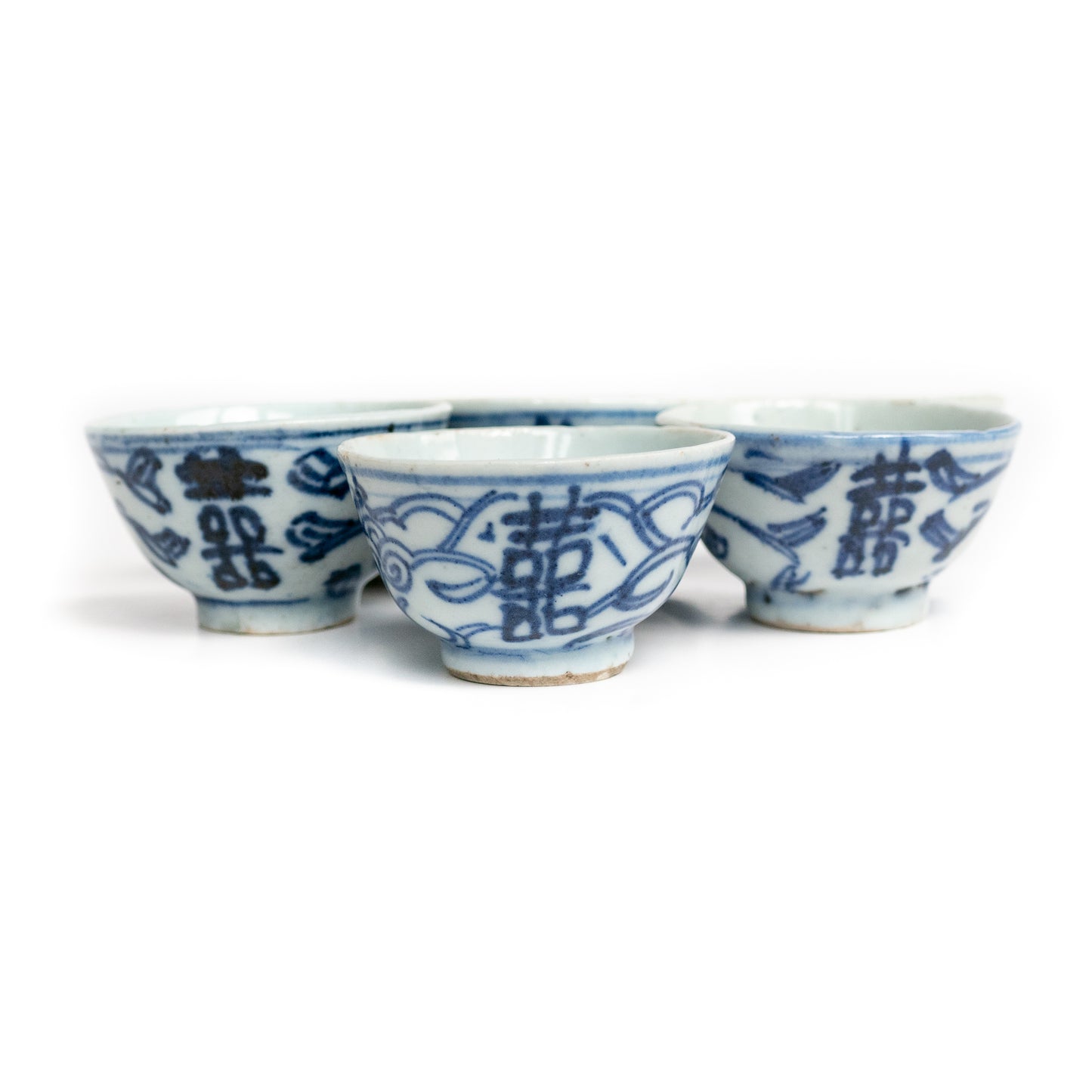 35-40ml Qing Dynasty XiZi Antique Cups