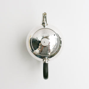 105ml Julunzhu .995 Silver Teapot - black handle