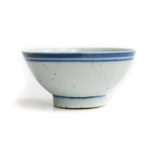 45ml Late Qing Dynasty Large Blue Line Cup