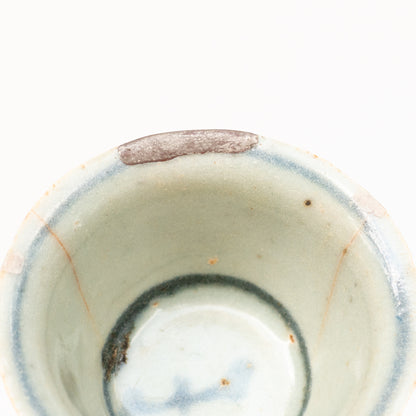 30ml Ming Dynasty Orchid Teacup (repaired)