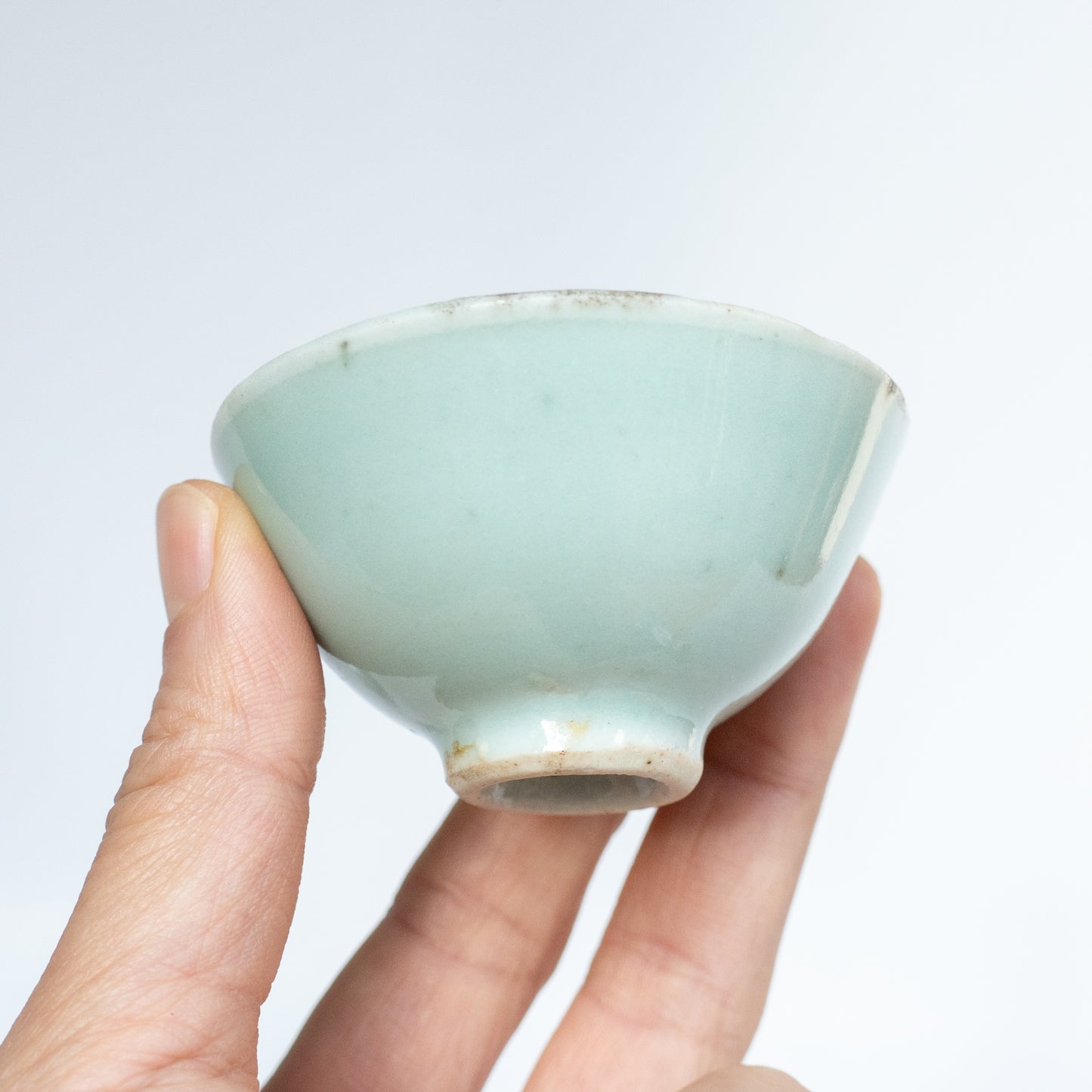 30ml-40ml Qing Dynasty Douqing (Green) Antique Cup