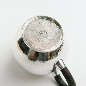105ml Julunzhu .995 Silver Teapot - black handle
