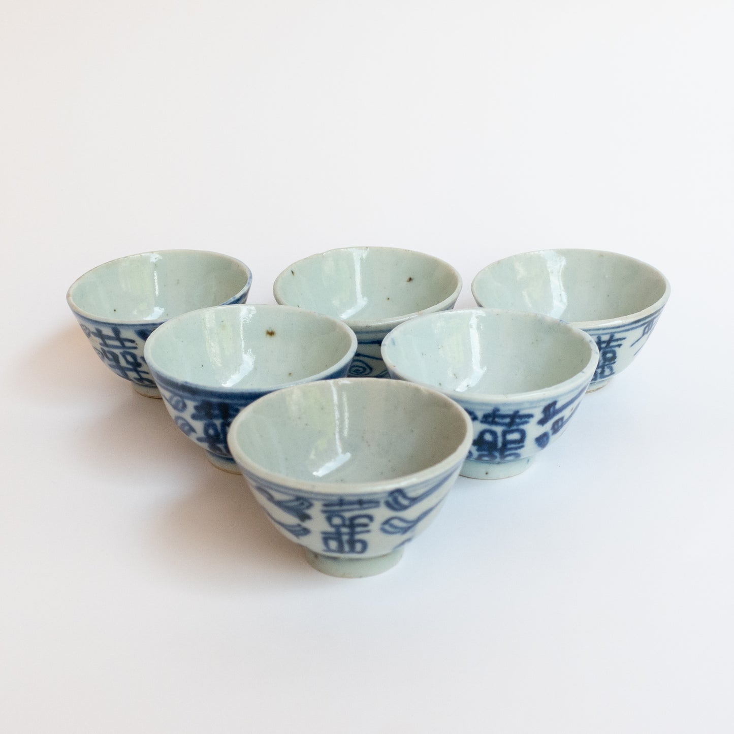 55ml-65ml Qing Dynasty XiZi Antique Cups