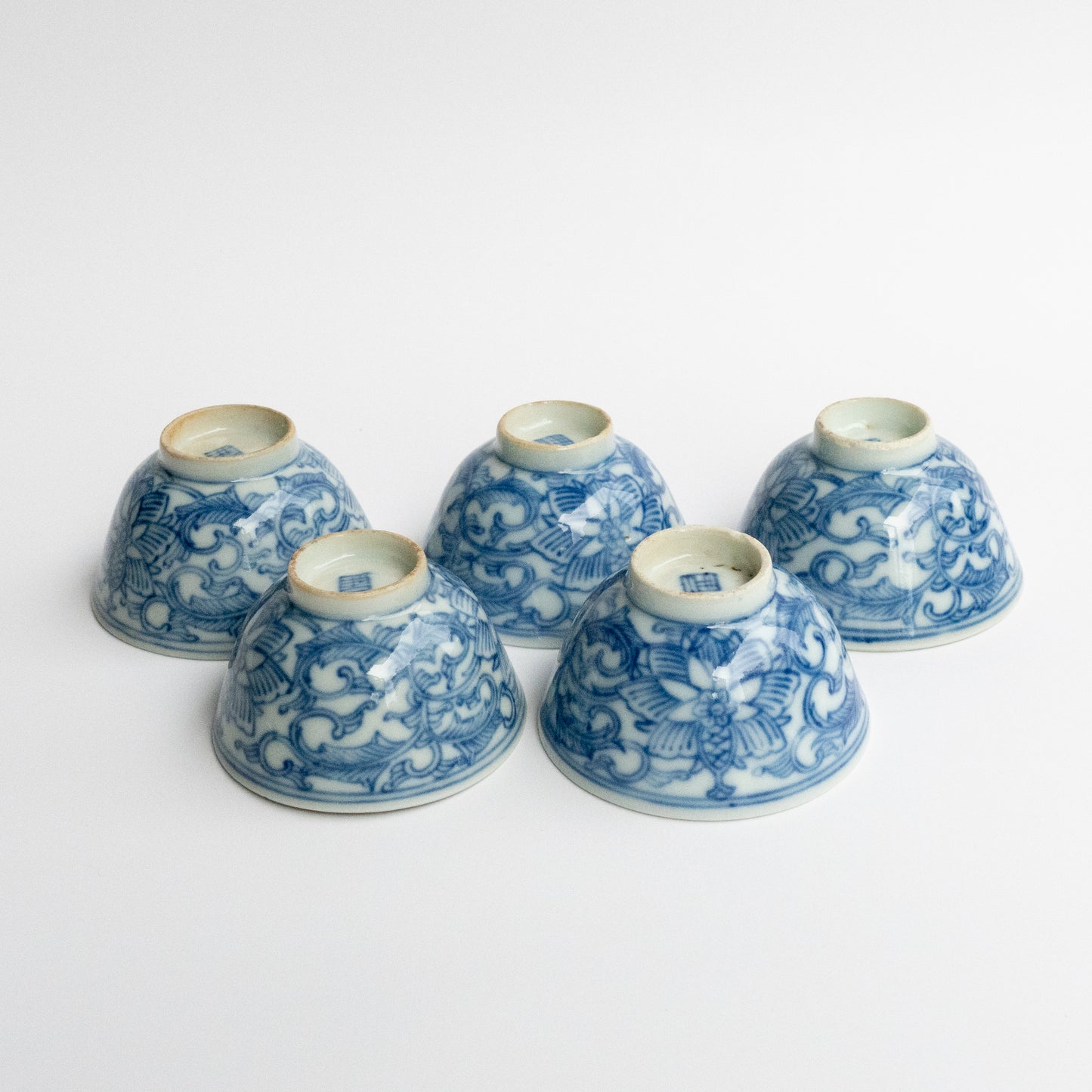 50-60ml Qing Dynasty Batik Cups