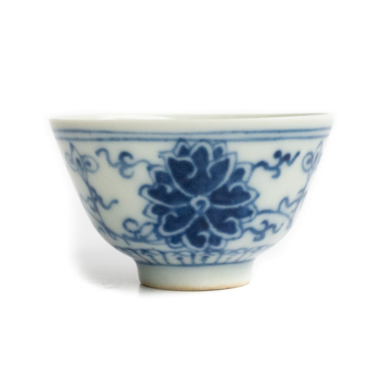 50-60ml Qing Dynasty Flower Cup