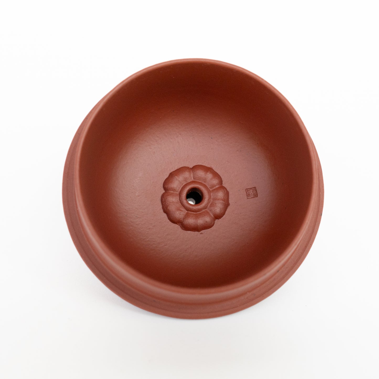 130ml Aged Zhuni Pan Hu Teapot by Hui Xiang Yun
