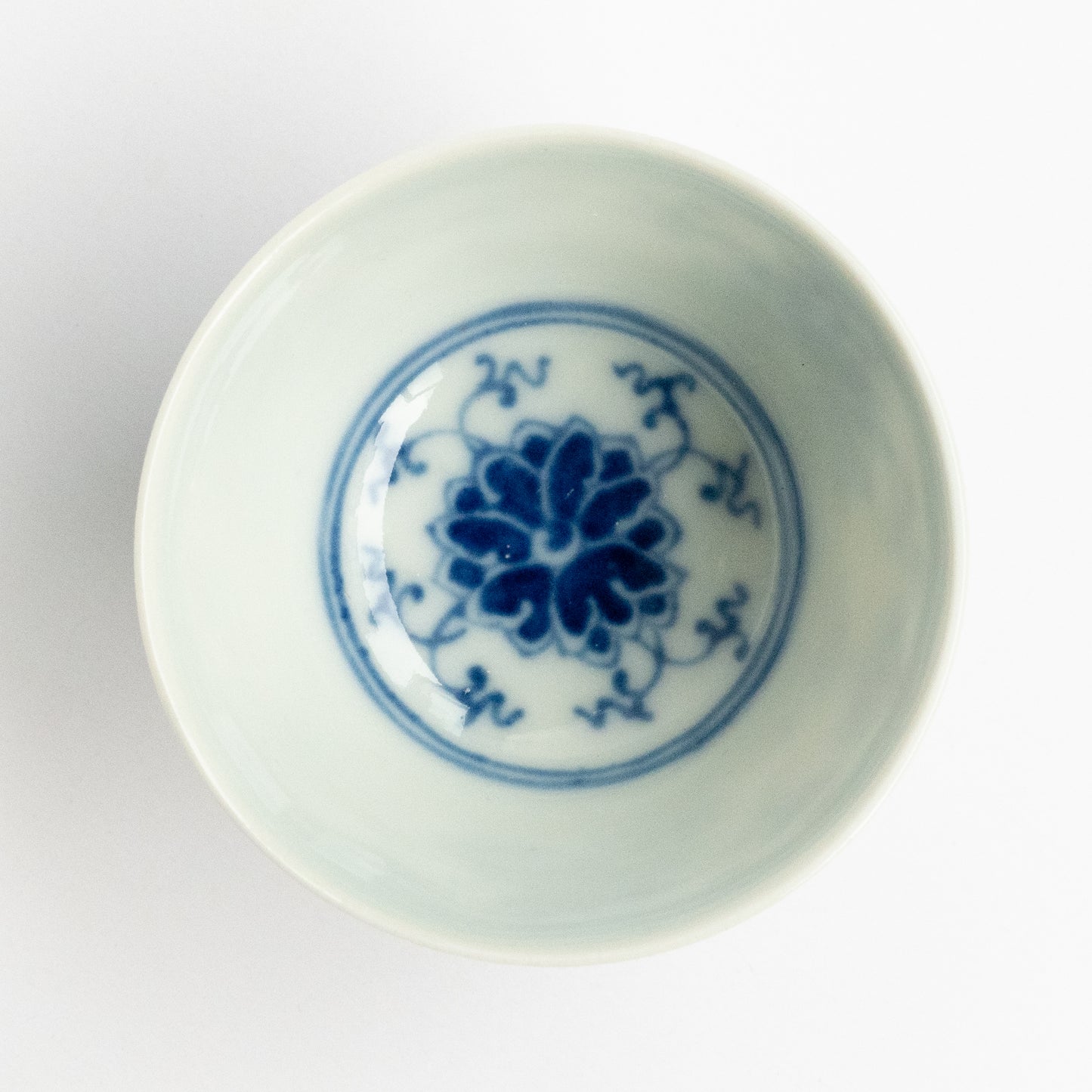 50-60ml Qing Dynasty Flower Cup