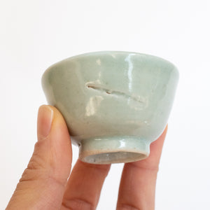 25ml-30ml Qing Dynasty Douqing (Green) Antique Cup