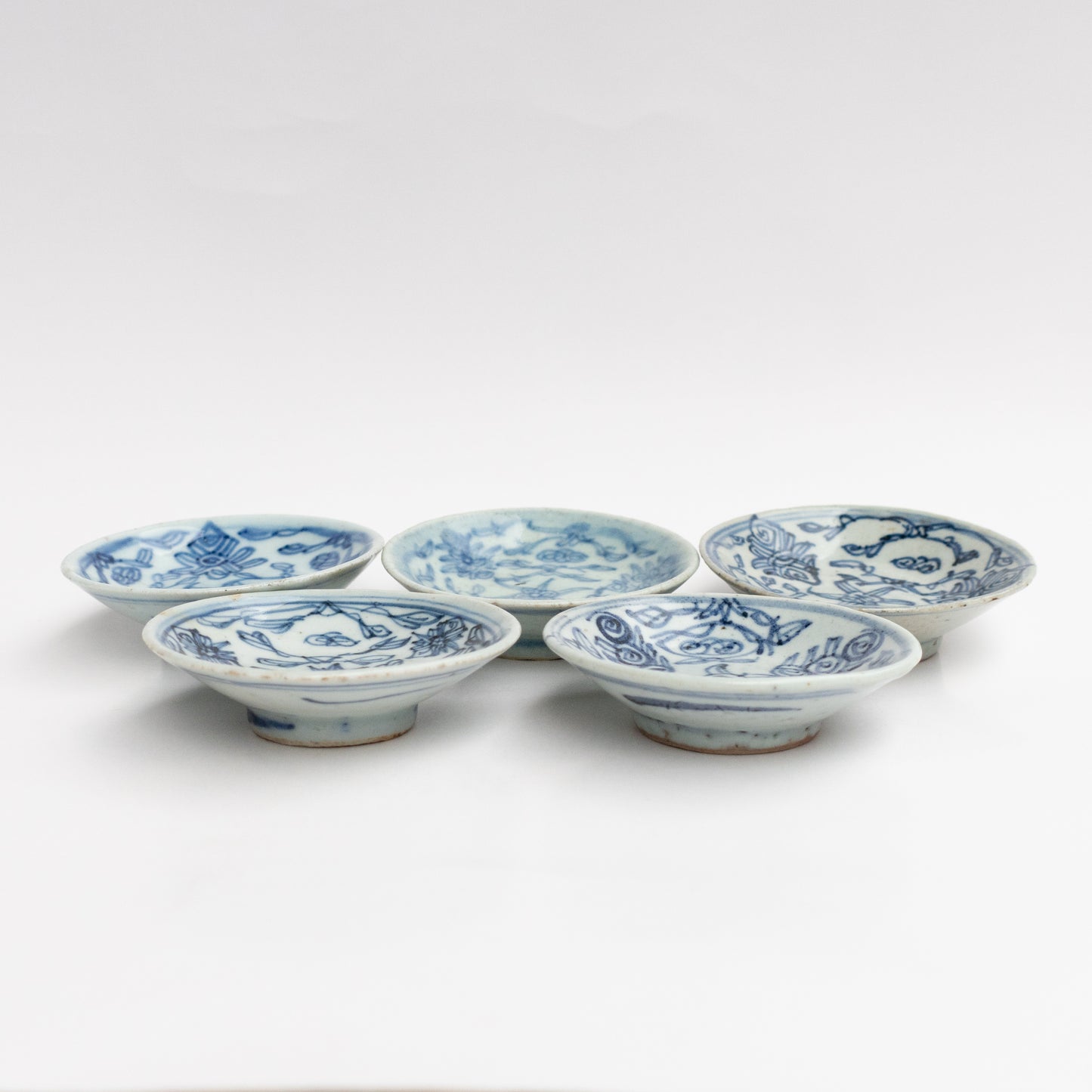 Qing Dynasty Blue and White Cup Saucer