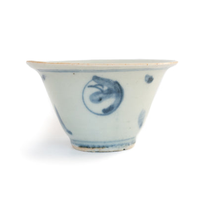 80ml Ming Dynasty Xian He Cup (Red-crowned crane)