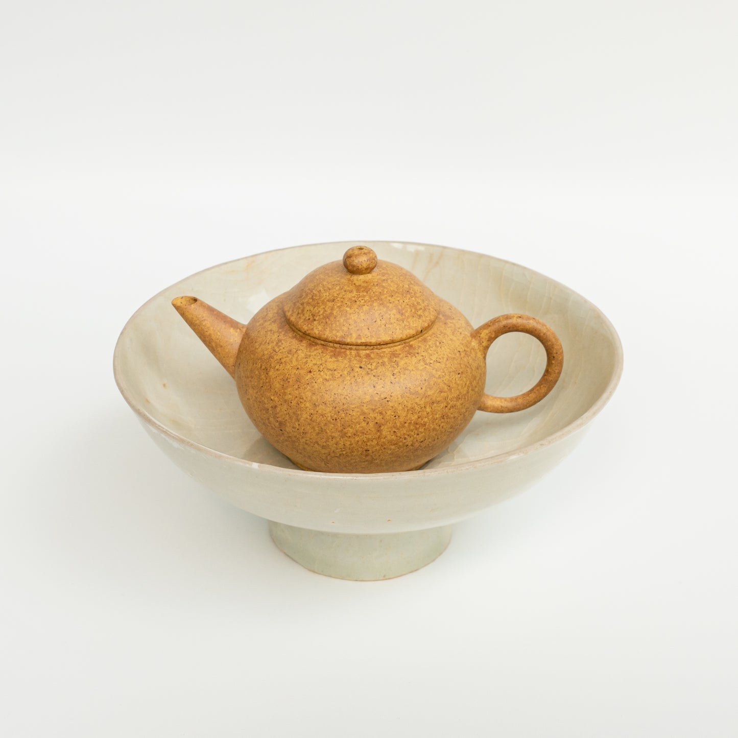 80ml Fang Xia - Wood Fired Duanni Shui Ping Yixing Teapot