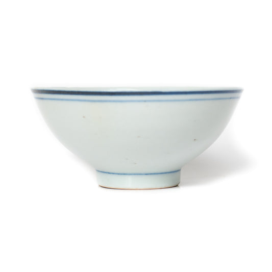 90-100ml Late Qing Dynasty Large Blue Line Cup