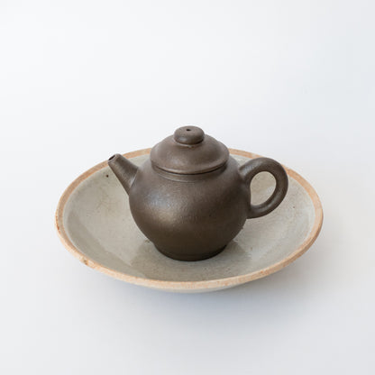 90ml FangXia Handmade WoodFired JuLunZhu Yixing Teapot - JiangPoNi Clay