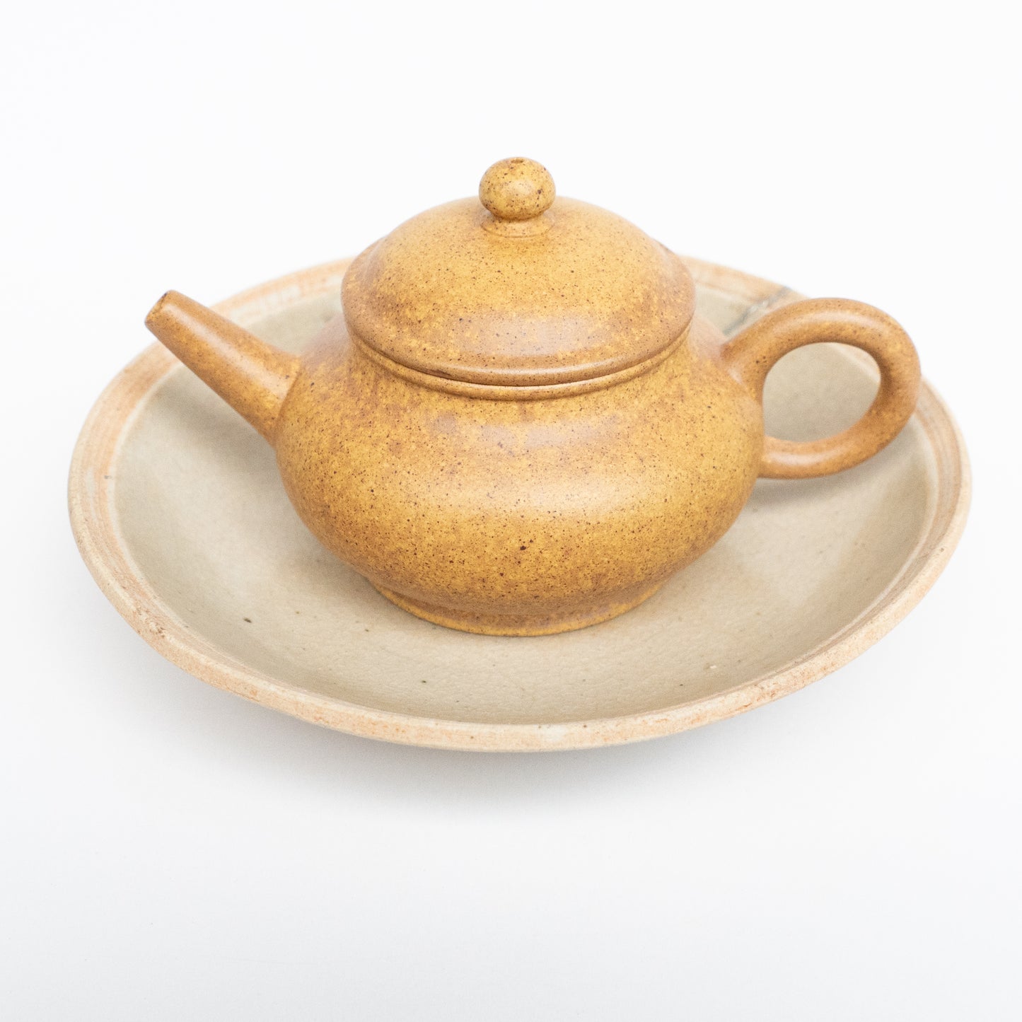 90ml Fang Xia - Wood Fired Duanni Flat Shui Ping Yixing Teapot