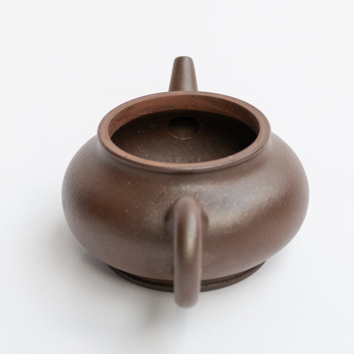 90ml Fang Xia - Wood Fired ZiNi Flat Shui Ping Yixing Teapot