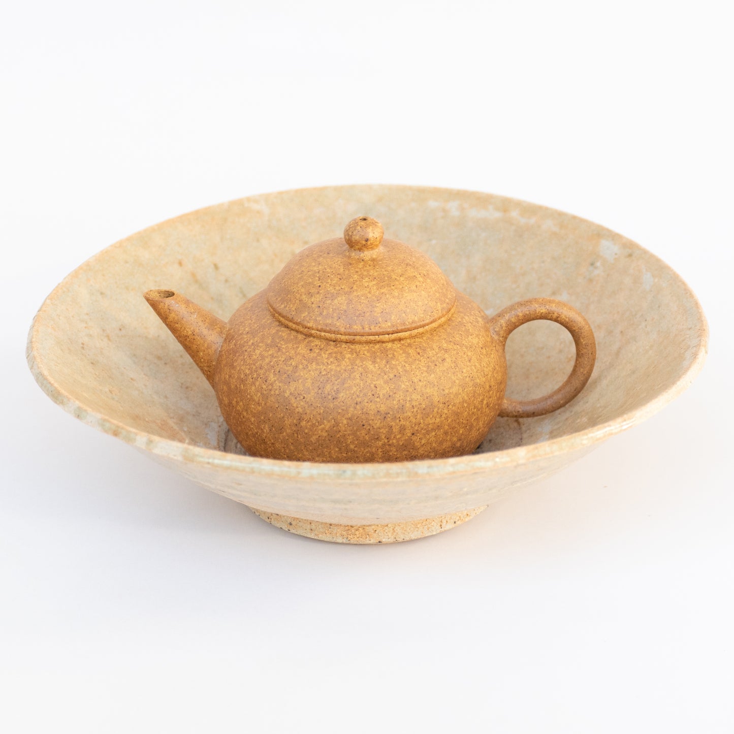 90ml Fang Xia - Wood Fired Duanni Shui Ping Yixing Teapot