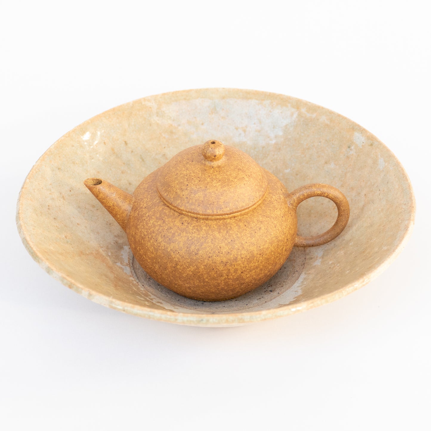 90ml Fang Xia - Wood Fired Duanni Shui Ping Yixing Teapot