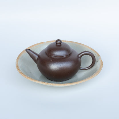 90ml FangXia Woodfired Zhong Cao Qing Yixing Shuiping Teapot